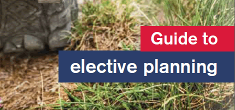 Guide to elective planning