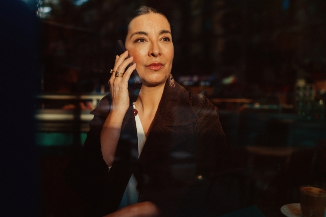Women on the phone